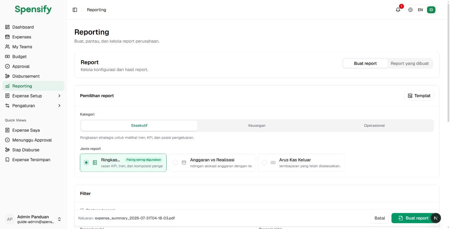 Report builder